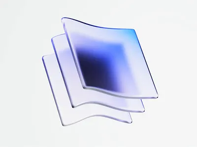 Glassed 3d 3d animation animated animation blender blender3d blue color glass gradient illustration isometric minimal minimalism
