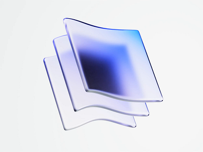 Glassed 3d 3d animation animated animation blender blender3d blue color glass gradient illustration isometric minimal minimalism