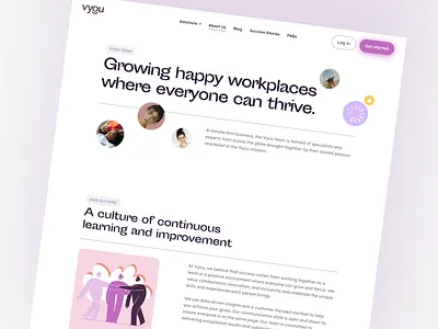 vyou - corporate wellness app - web page branding design digital happy healthcare logo minimal ui uidesign wellness