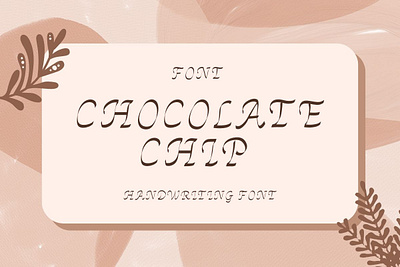 Chocolate Chip Font>>https://creativemarket.com/Ruddean2109 craft font design display font font font design graphic design handwriting handwritten font sans serif font simple font typography