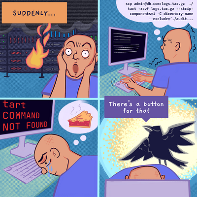 SM comics for NoSQL comics database nosql parody parodyart raven