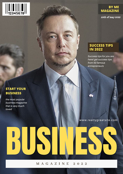 Magazine Cover- Business insider design graphic design