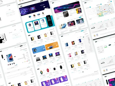 E-commerce Website - AyraTech case study design digital store figma landingpage laptop mobile shope online store persian product product design shop smart watch tablet tech store ui ux watch web design فارسی