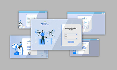 ApiGee Migration Portal 3d animation graphic design logo motion graphics ui