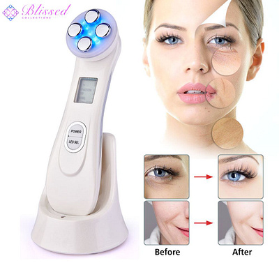 5 in 1 Led Skin Tightening Device | Blissed Collections design facetools illustration ui