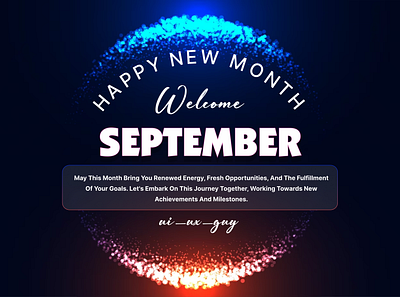 HAPPY NEW MONTH branding design flier free happy new month motion graphics new month typography