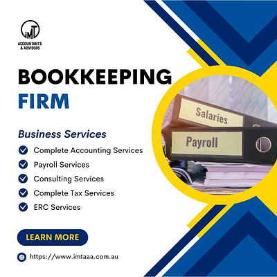 Trustworthy Bookkeeping Firms by IMT Accountants & Advisors branding design graphic design