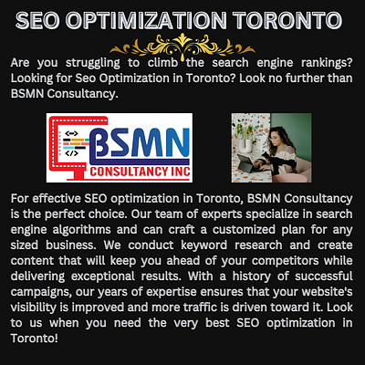 Seo Optimization Toronto web design company toronto