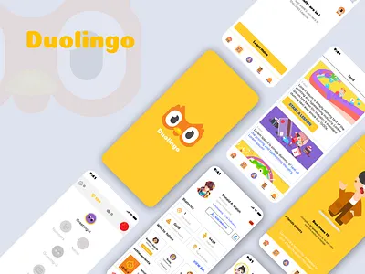 😍Duolingo App😍 animation duolingo graphic design mobileapp motion graphics ui vishals design