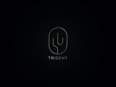 Trident fork geometric god icon logo poseidon round sea shape simple spike symbol trident water