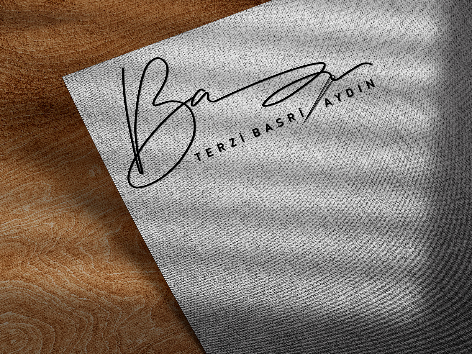 Logo Design for Tailor Basri Aydın by Egemen Erol on Dribbble