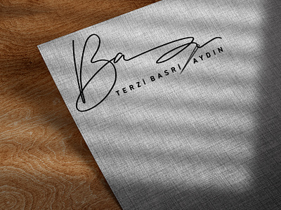 Logo Design for Tailor Basri Aydın branding designer graphic design graphic designer logo logo design logo designer logo tasarımcı tailor logo tasarımcı terzi logo