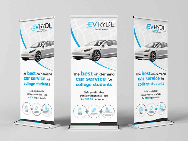 Aurora Retractable Banner Display by MD ABU BAKAR on Dribbble