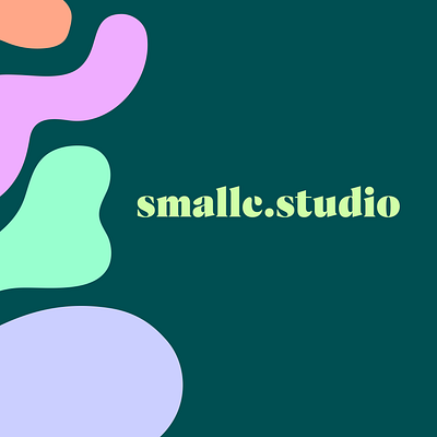 small c studio branding content design logo studio typography web design