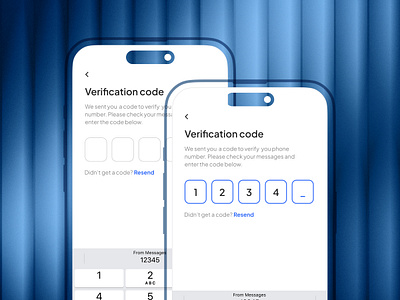Daily UI #11 - Verification code screen code codeverification dailyui design interface number otp ui uiux userinterface ux verification