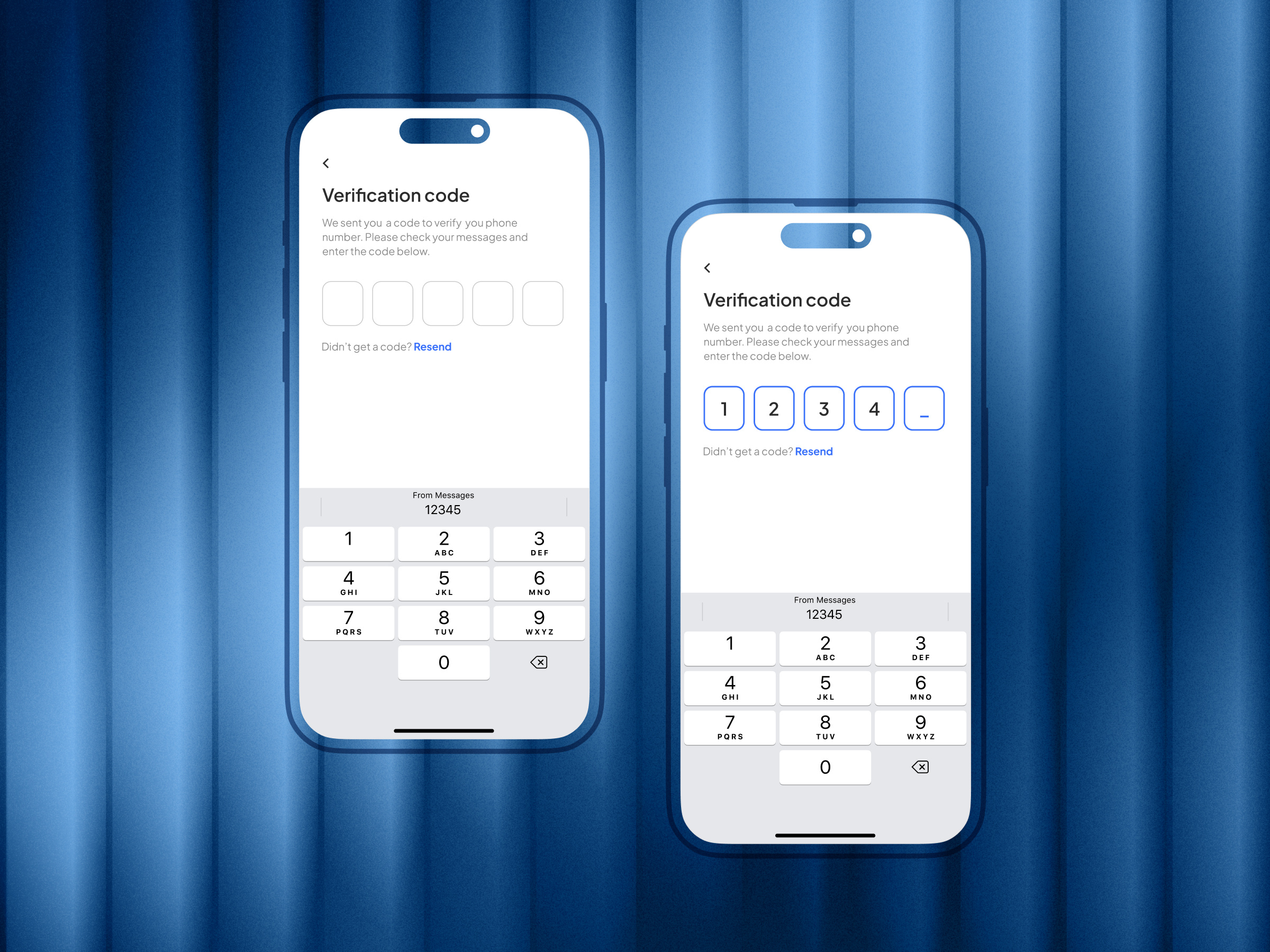 Daily UI #11 - Verification code screen by Veronica K on Dribbble