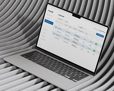 ShareP - parking management panel app app application branding business checkbox design filters management parking share switch table ui ux