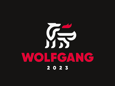 Wolfgang (sold) concept design illustration logo wolf