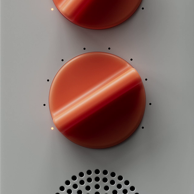 Knob // 03 // Light up the grill 3d c4d gsg industrial design knob knobs lights loop product design redshift sounddesign turning