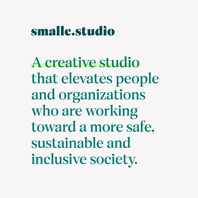 small c studio branding creative studio design