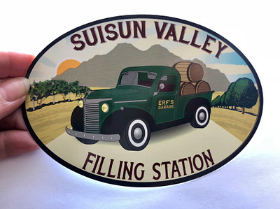 Client: Suisun Valley Filling Station branding graphic design logo print collateral