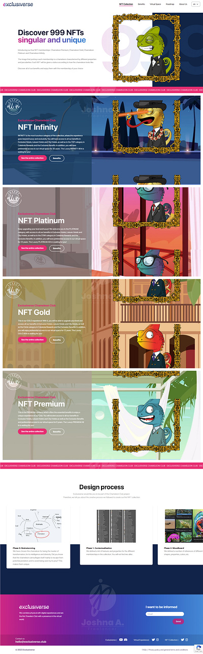 NFT Creatives - Web Design design figma nft ui ux website