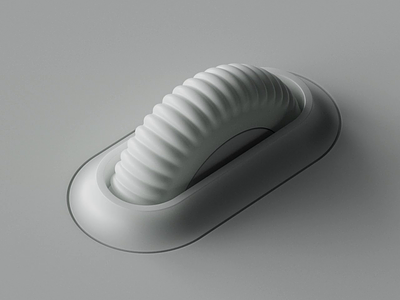 Knob // 06 // What's Next? animation c4d glow knob knobs loop redshift scrolling seamless sounddesign tactile wheel