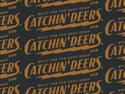 Catchin' Deers  Apparel Design by Kevin Kroneberger on Dribbble