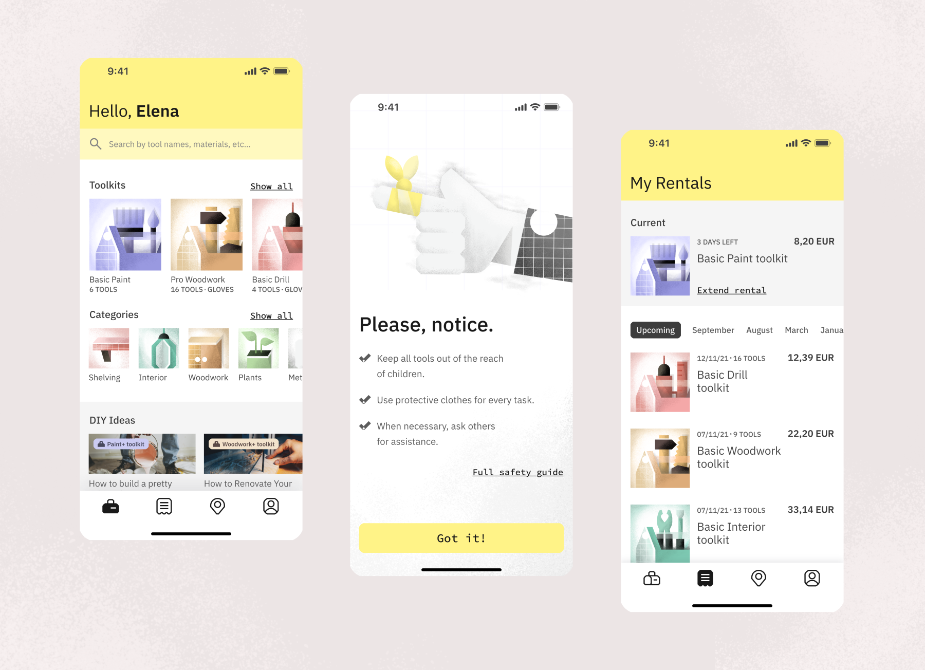 Homely App app design graphic design icon design illustration product design ui ux