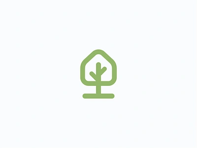 Tree House architecture branding building ecology geometry graphic design green housing icon insulation interior logo material minimalist nature passive smart sustainable ui wood