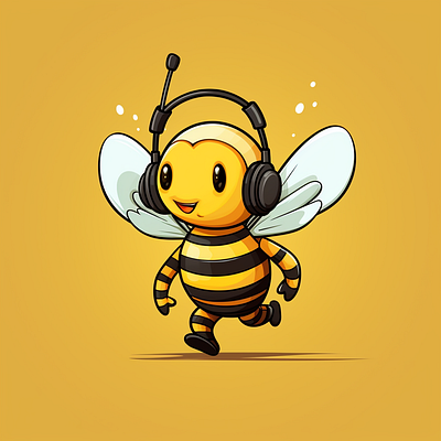 BeeBuzz graphic design illustration vector