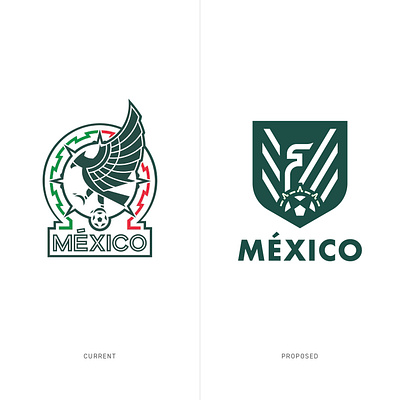 Mexican National Football Team badge brand branding design futbol logo mark mexicano mexico soccer