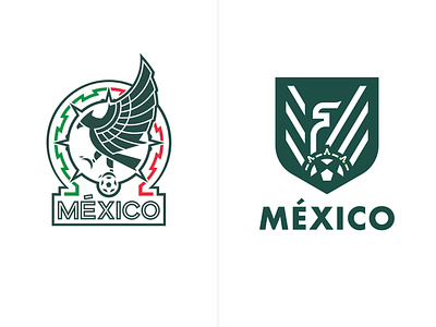 Mexican National Football Team badge brand branding design futbol logo mark mexicano mexico soccer