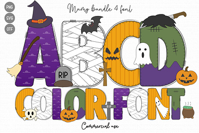 Halloween Font OTF For Halloween halloween font instant download