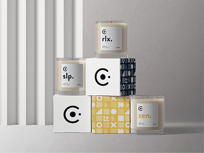 Clean Candle Co. branding candle design graphic design illustration logo packaging typography vector