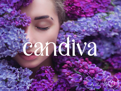 Candiva Gift Shop Branding brand identity branding choclates flowers gift gift shop graphic design illustration logo online store purple