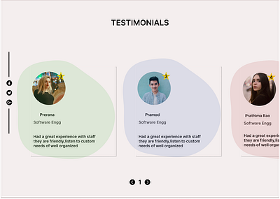 Testimonials daily ui dailyui design ui ux designer