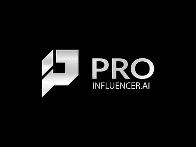 ProInfluencer.AI brand identity branding design graphic design illustration logo logodesign vector