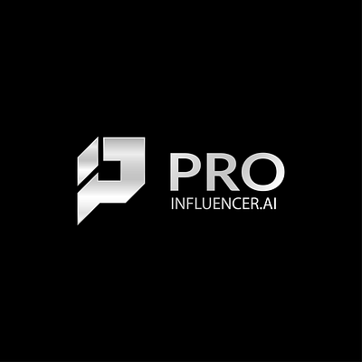 ProInfluencer.AI brand identity branding design graphic design illustration logo logodesign vector