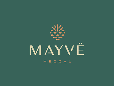 Mayve Mezcal agave drink icon logo luxury mark mayve mexico mezcal plant sea spirit sun symbol