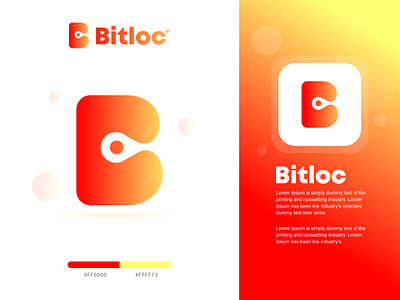 Bitloc 3d app b letter logo b logo branding creative logo gradient logo graphic design location logo logo design logo designer logo maker logos modern logo software trendy logo ui web website