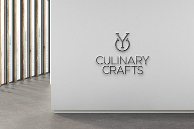 A premium gourmet catering company. branding graphic design logo