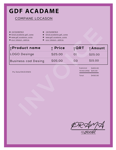 invoice design app bokulislam360 branding design graphic design illustration logo ui ux vector