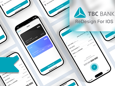 TBC Bank ReDesign For IOS ( Native ) bank ios mobile native tbcbank ui uzbekistan