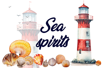 Sea spirits art branding commercialillustrations digital artist digitaldrawing illustration