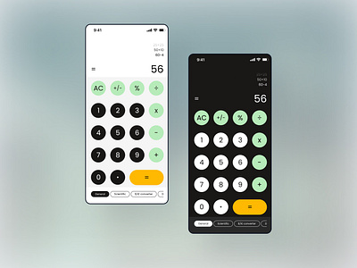 Calculator / Daily UI Challenge #004 app calculator design figma graphic design ios mobile ui ux