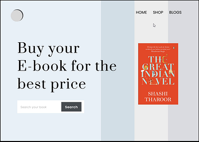Book Selling Website UI Design branding designing logo ui