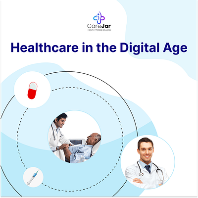 Healthcare in the Digital Age graphic design