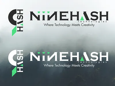 Ninehash Technologie Logo Design branding design graphic design illustration logo vector