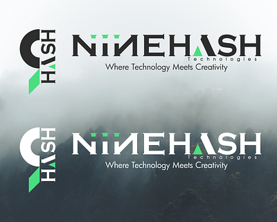 Ninehash Technologie Logo Design branding design graphic design illustration logo vector